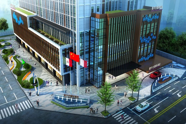 项目名称：君子兰国际大酒店

项目地址：成都市高新区泰和二街100号

设计单位：红专设计

