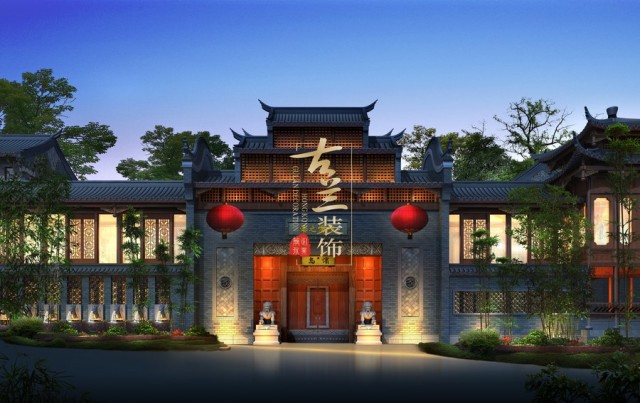 西昌餐厅设计公司，西昌邛海之滨酒楼设计
