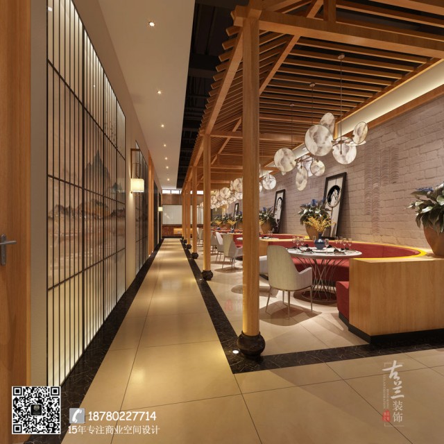 富阳餐厅设计公司排名-富阳餐厅装修效果图