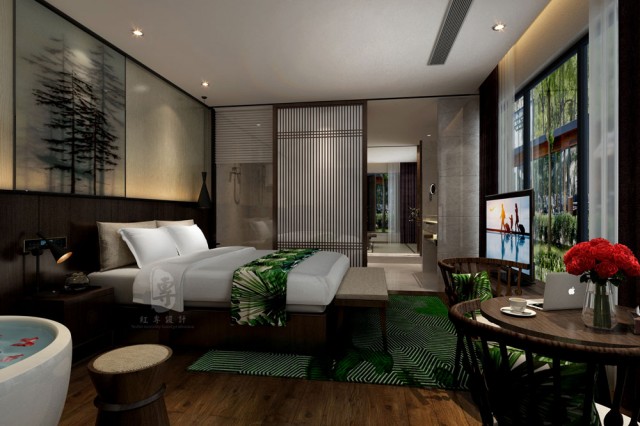 延安五星级酒店设计公司|航城国际花园酒店