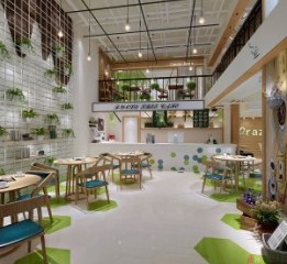 青岛专业咖啡厅设计公司|囧囧小屋咖啡厅