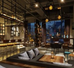 商洛咖啡厅设计装修公司|TID咖啡馆效果图