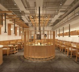 内江专业餐厅设计公司|韩国烤肉店装修效果图