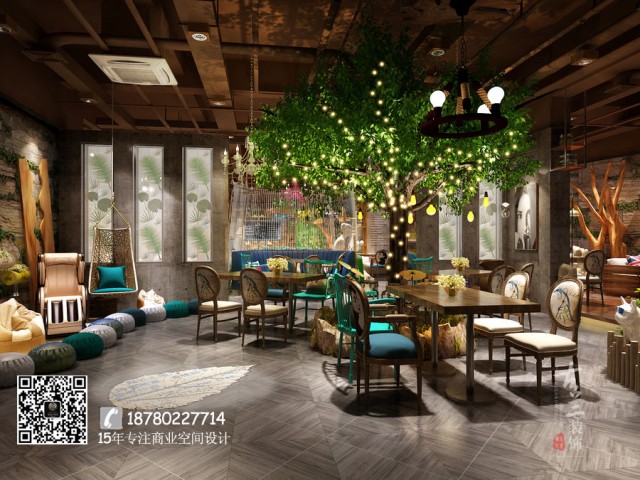 成都餐厅设计公司从“曲靖市人民的日常生活和欢乐情调”作为设计的出发点，打造出了一家“家以外的家”的餐厅。
