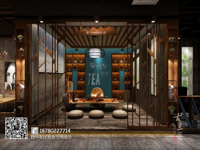 光滑水泥长梯带着客人来到二楼，各式各样的装饰轮廓为餐厅带来强烈而有机的观感。