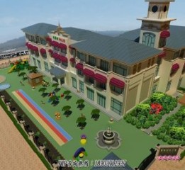 郑州幼儿园设计-1600平方幼儿园设计效果图