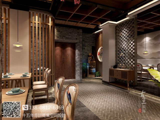 沈阳专业餐厅设计公司-成都双流湘悦楼中餐厅设计装修图