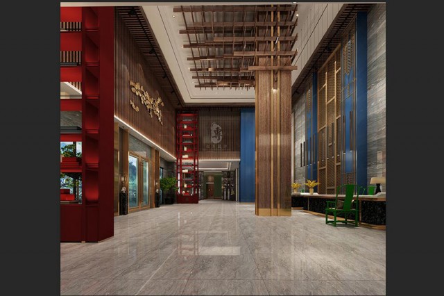 上海精品酒店设计公司|蓝山一品酒店