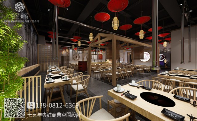 成都烤肉店装修设计公司-探香炭火烤肉店设计图