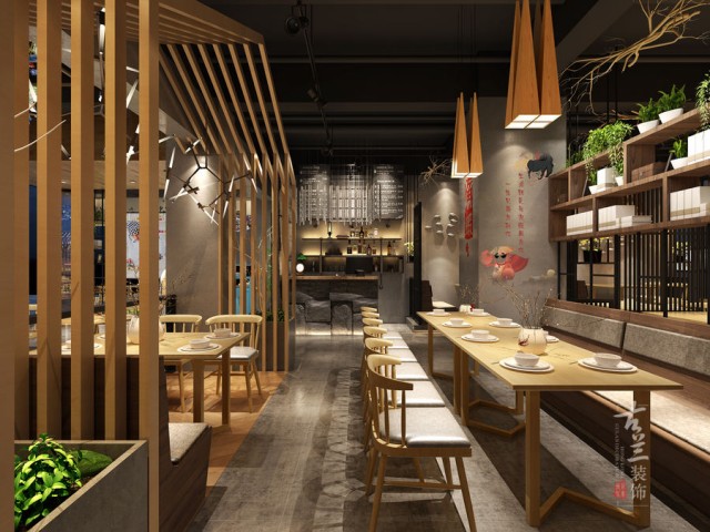 重庆餐厅设计-一条乌鱼泡龙虾店设计项目分享
