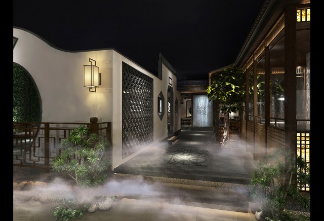 成都火锅店装修设计【秘密仙境里的火锅店】---设计咨询：184-0829-5317