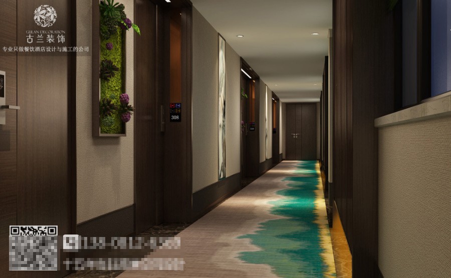 汉中精品酒店设计装修公司|昆明航城国际花园酒店设计图
