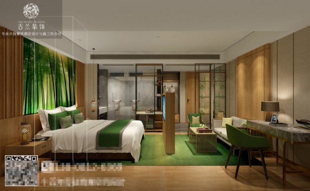 黑龙江专业酒店设计装修公司-张家口竹子国际大酒店设计