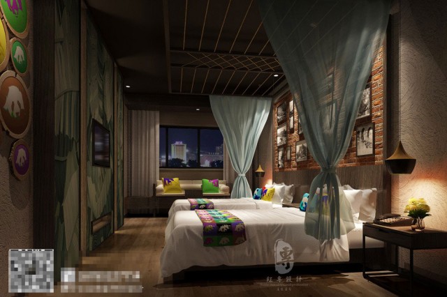 【HI设计师酒店客房设计-绵阳酒店设计公司】