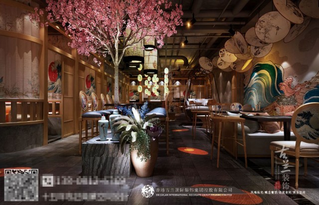 项目主要以轻日式结合中式风格为主，设计保留原始建筑结构的美感搭配木质造型，炫彩的灯光，趣味合理的空间布局，为消费者营造出时尚有温度的空间环境！