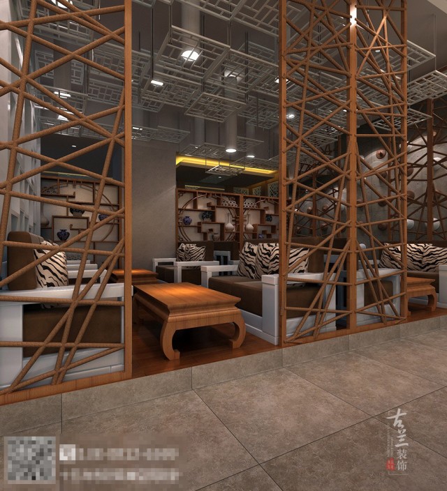 客厅以红木沙发与桌案、雕花挂画、精约中式的吊灯展示空间高雅沉稳的风格。除了古拙与正经之外，也从细节之上给整个装修带来精美华美的感触。让我们感触到丰富稠密的文化底蕴，温馨舒适的日子风格，似乎置身其中。枯坐于中式客厅沙发上，能够感触到安静、恬淡、超凡的境地，每一处景象间感染那份独特的艺术魅力。