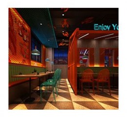 主题餐厅设计-郑州华南城小龙虾主题