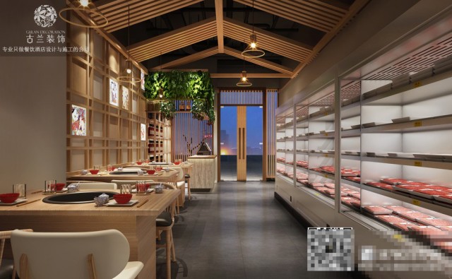 苏州餐厅设计公司之古堰何氏串串屋装修效果图