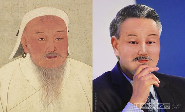 genghis khan reimagined as modern-day figure by royalty now