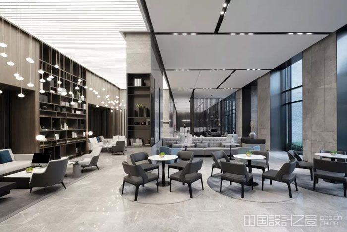 西安中式风格售楼部装修效果图-室内设计-装修-设计作品-中国设计之窗